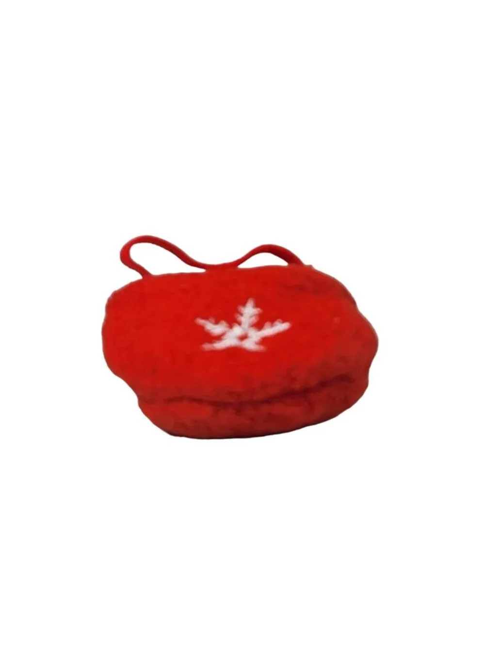 American Girl Red Snowflake Slipper Replacement 1 Slipper Right Only 18